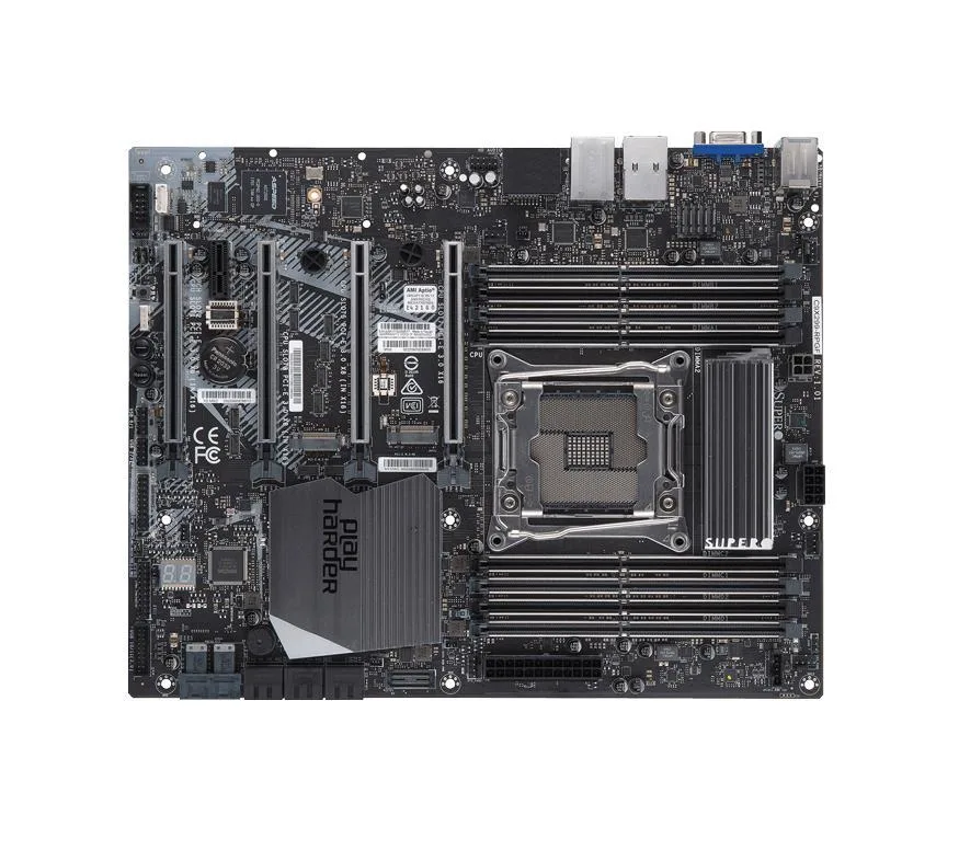MBD-C9X299-RPGF - Supermicro ATX Intel X299/Core i5 X-Series/Core i7 X-Series/Core i9 Extreme X-Series/Core i9 X-Series DDR4 LGA-2066 Motherboard