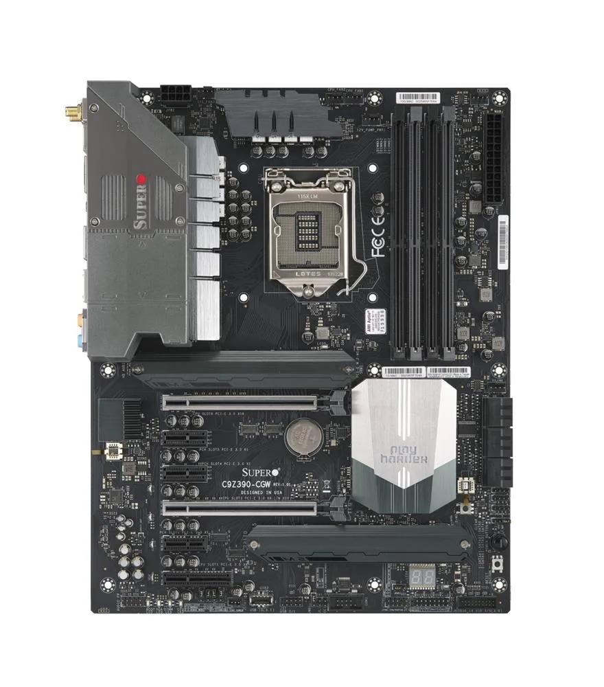 MBD-C9Z390-CGW - Supermicro ATX Intel Z390/Core i9/i7/i5/i3/Pentium/Celeron DDR4 LGA-1151 Motherboard