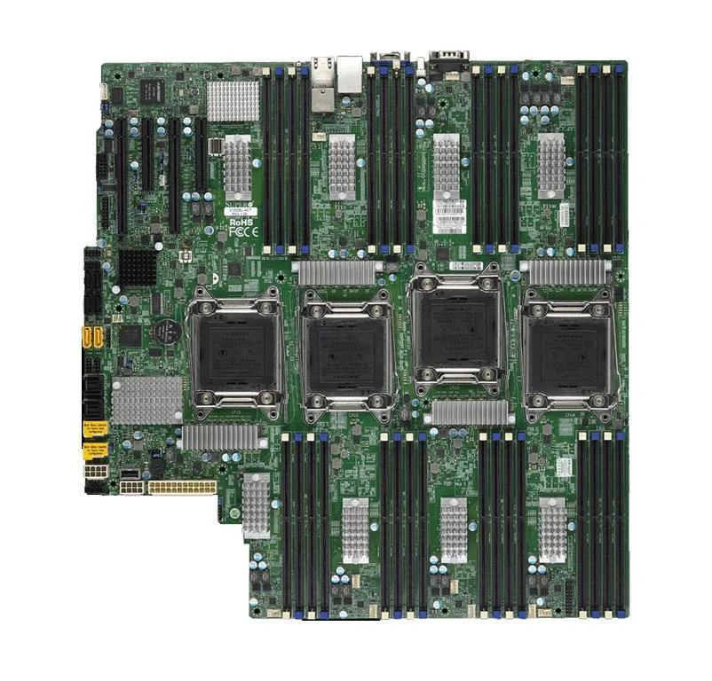 MBD-X10QBL-CT-O - Supermicro Intel C602-J Chipset System Board (Motherboard) Socket R LGA-2011