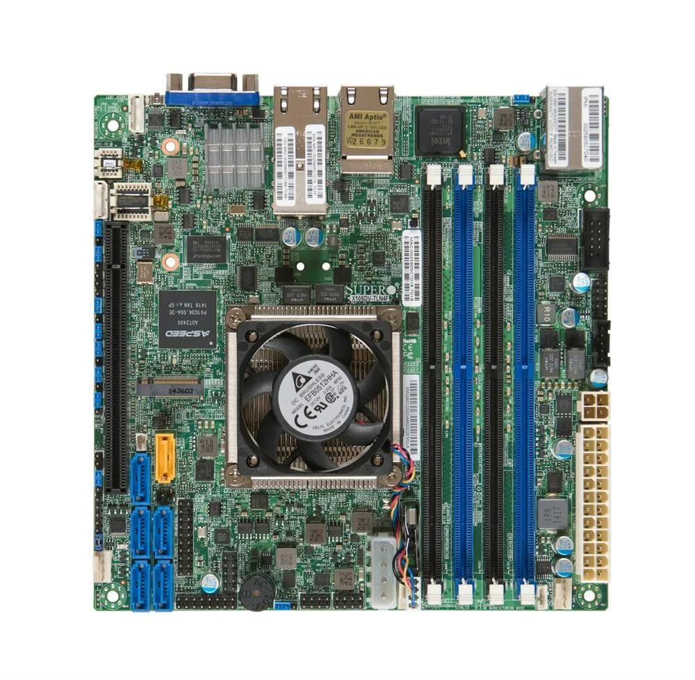MBD-X10SDV-16C-TLN4F - Supermicro MiniITX Intel Xeon D-1587 DDR4 FCBGA-1667 Motherboard
