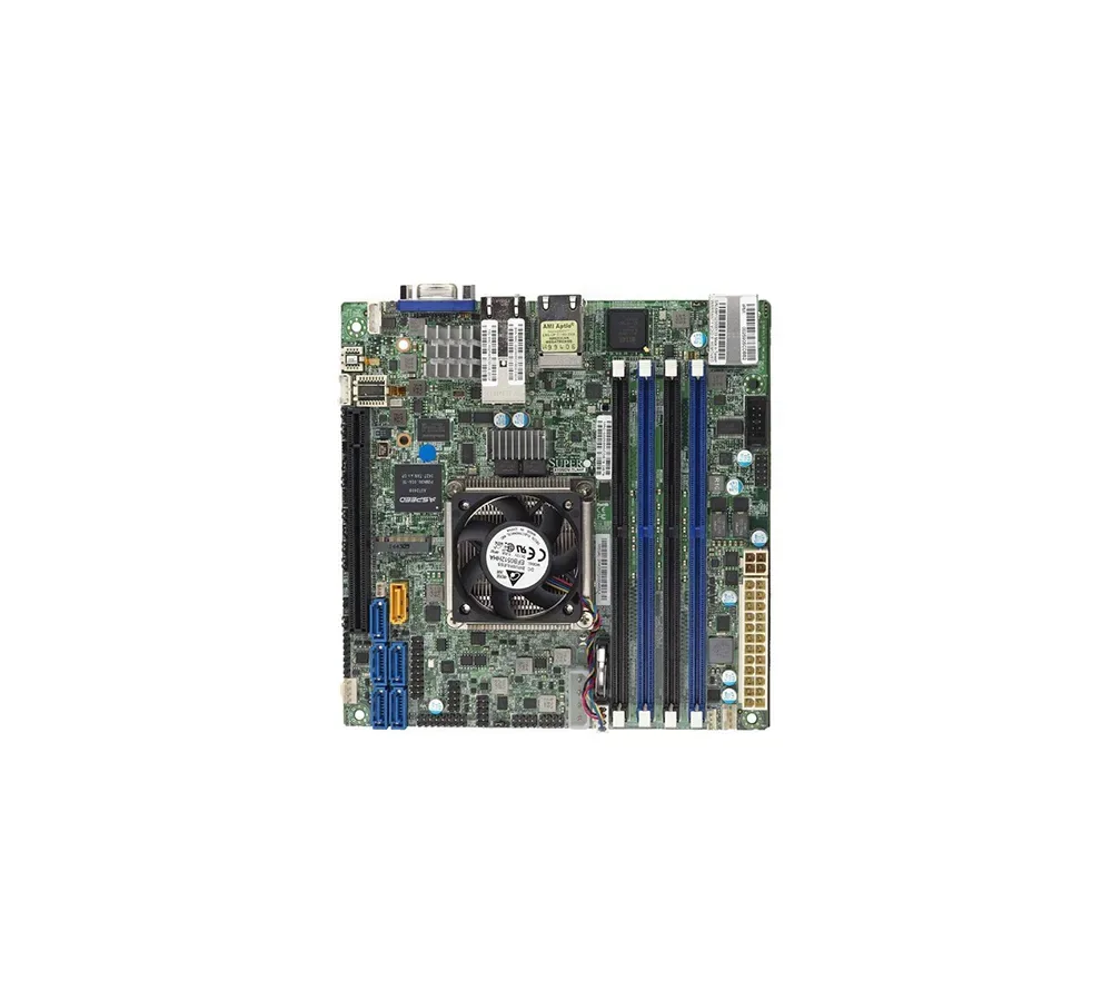MBD-X10SDV-8C-TLN4F-O - Supermicro Intel Xeon D-1541 2.10GHz CPU DDR4 4-Slot RAM BGA-1667 Socket Mini-ITX Motherboard for Server