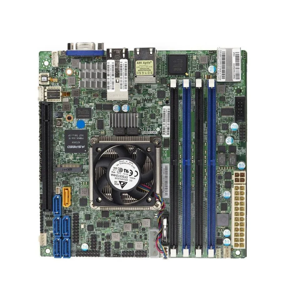 MBD-X10SDV-8C-TLN4F - Supermicro MiniITX Intel Xeon D-1541 DDR4 FCBGA-1667 Motherboard