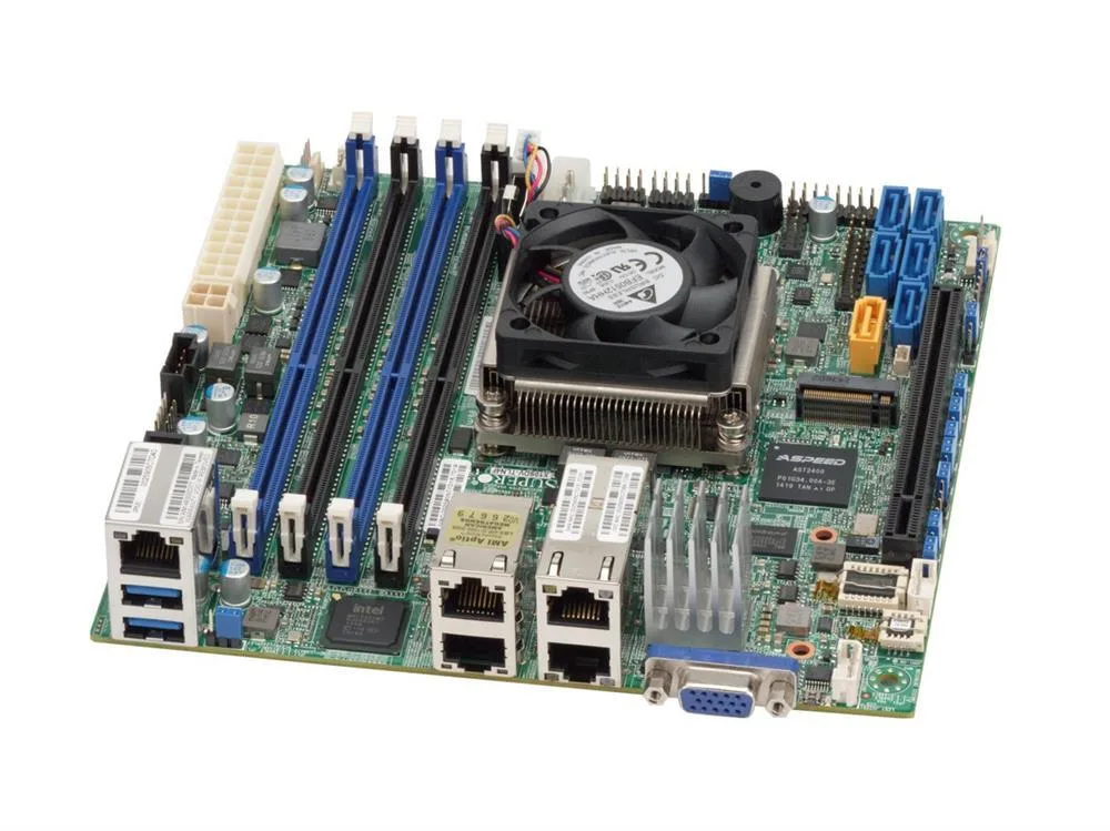 MBD-X10SDV-TLN4F - Supermicro MiniITX Intel Xeon D-1541 DDR4 FCBGA-1667 Motherboard