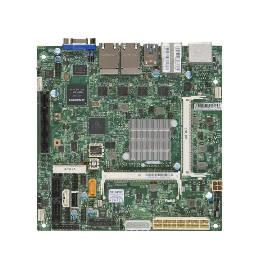 MBD-X11SBA-LN4F - Supermicro MiniITX Intel Pentium N3710 DDR3 FCBGA-1170 Motherboard