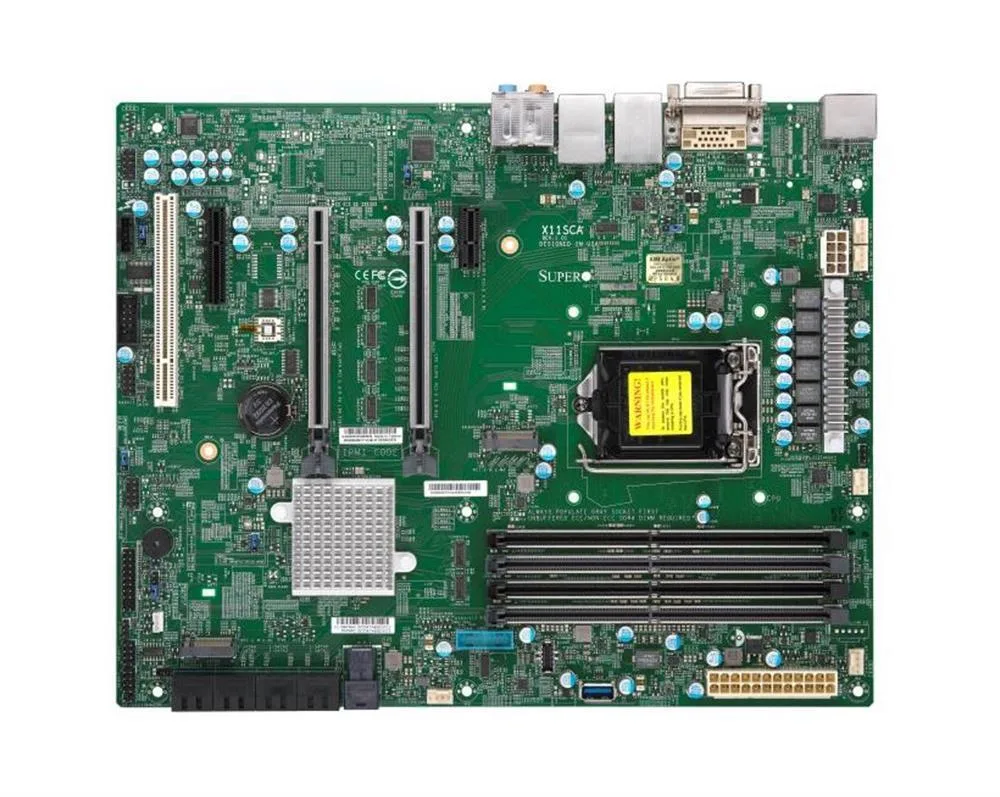 MBD-X11SCA-W - Supermicro ATX Intel C246/Core i3/Pentium/Celeron/Xeon DDR4 LGA-115 Motherboard
