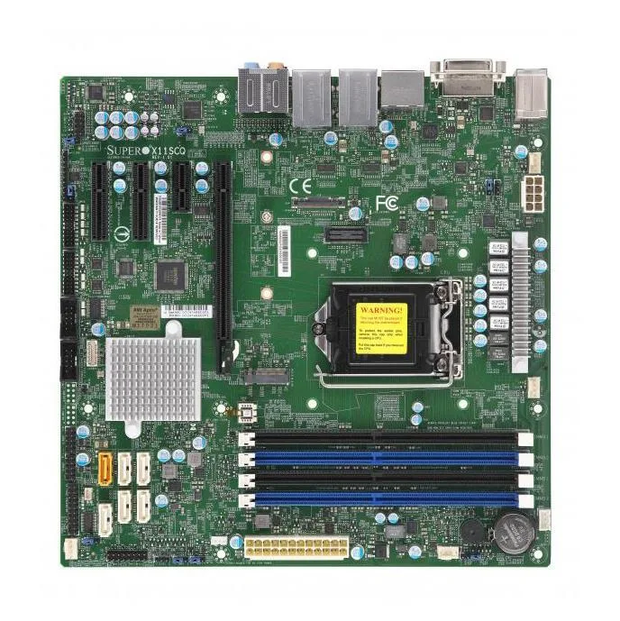 MBD-X11SCQ - Supermicro MicroATX Intel C370/Core i7/i5/i3/Pentium/Celeron DDR4 LGA-1151 Motherboard