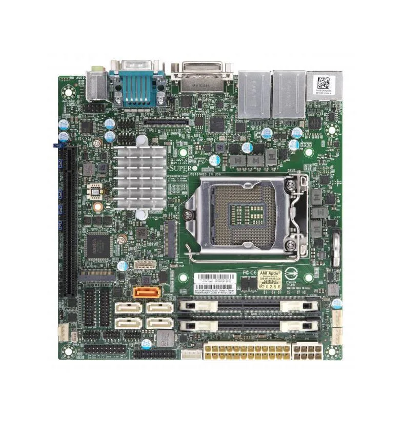 MBD-X11SCV-Q - Supermicro MiniITX Intel Q370/Core i9/i7/i5/i3/Pentium/Celeron DDR4 LGA-1151 Motherboard