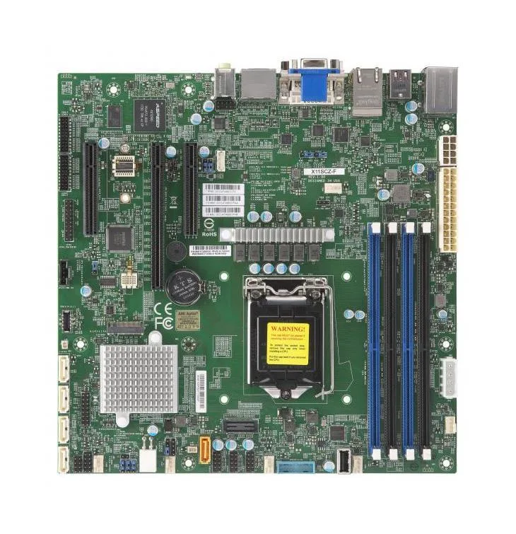 MBD-X11SCZ-F - Supermicro uATX Intel C246/Core i9/i7/i5/i3/Pentium/Celeron/Xeon E-2100-2200 DDR4 LGA-1151 Motherboard