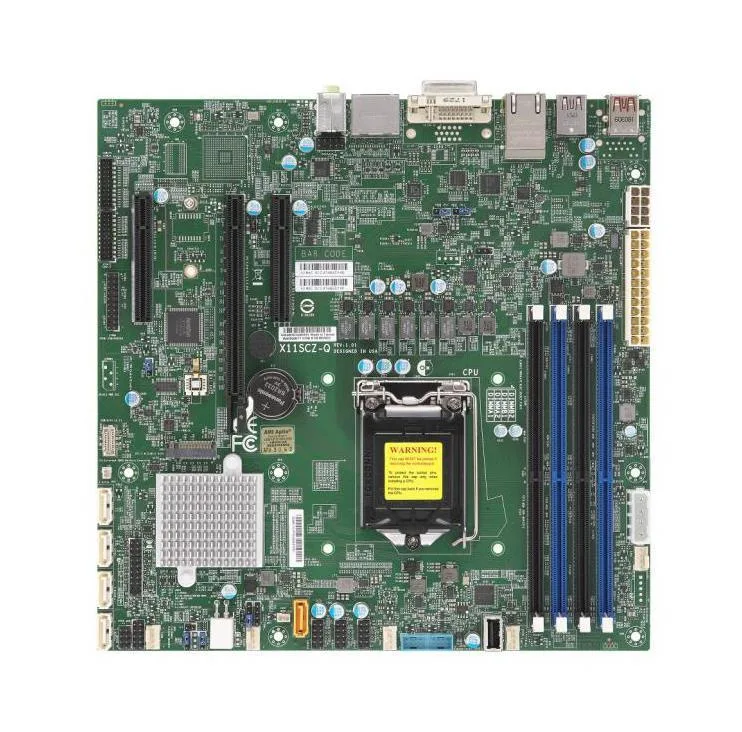 MBD-X11SCZ-Q - Supermicro uATX Intel Q370/Core i9/i7/i5/i3/Pentium/Celeron DDR4 LGA-1151 Motherboard