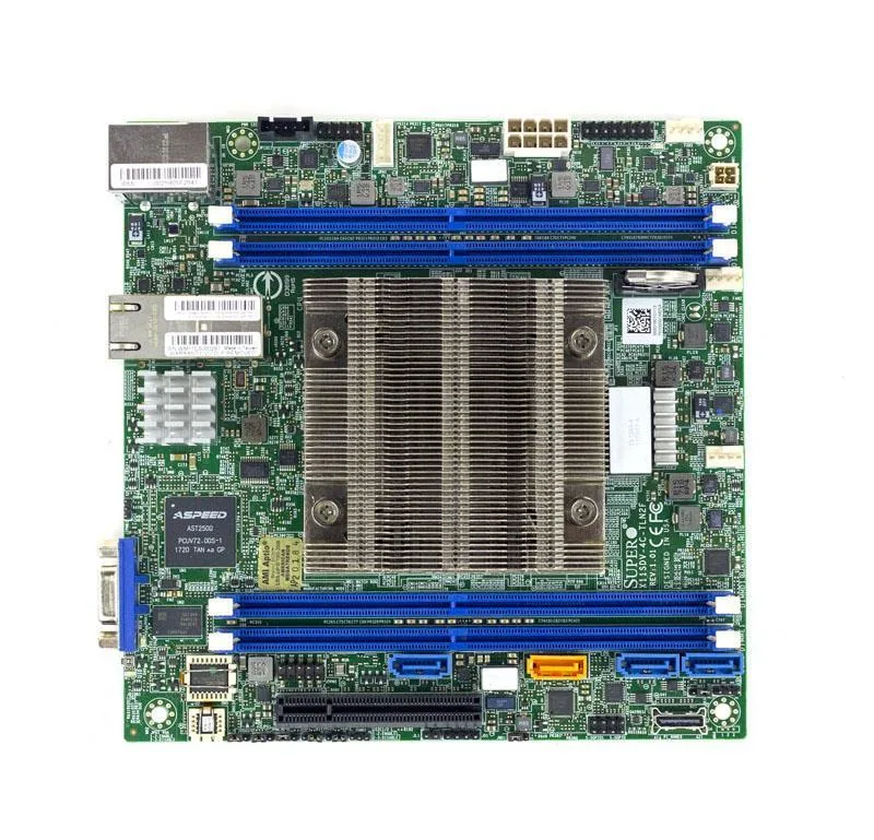 MBD-X11SDV-12C-TLN2F - Supermicro MiniITX Intel Xeon D-2166NT DDR4 Motherboard