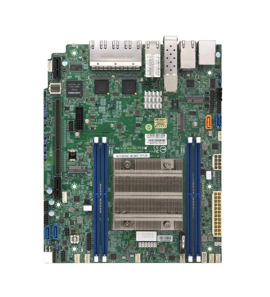 MBD-X11SDW-14CNT-TP13F - Supermicro Proprietary WIO Intel Xeon D-2177NT DDR4 FCBGA-2518 Motherboard