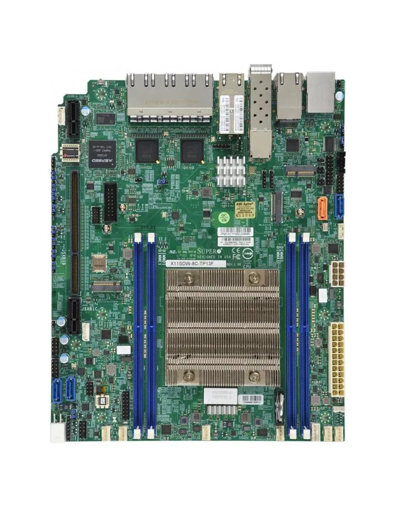 MBD-X11SDW-8C-TP13F - Supermicro Proprietary WIO Intel Xeon D-2146NT DDR4 FCBGA-2518 Motherboard