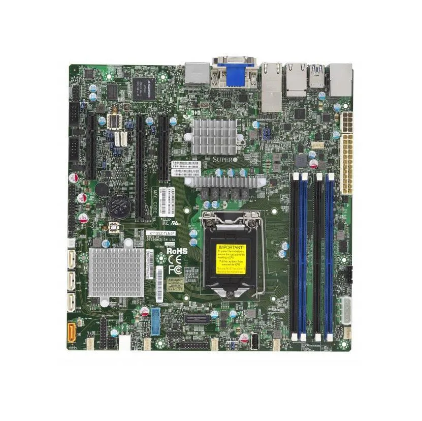 MBD-X11SSZ-TLN4F - Supermicro MicroATX Intel C236/Xeon E3-1200 DDR4 LGA-1151 Motherboard