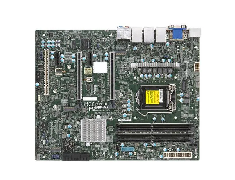MBD-X12SCA-5F - Supermicro ATX Intel W580/Core i9/i7/i5/i3/Pentium/Celeron DDR4 LGA-1200 Motherboard