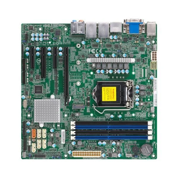MBD-X12SCQ - Supermicro MicroATX Intel Q470E/Core i9/i7/i5/i3/Pentium/Celeron DDR4 LGA-1200 Motherboard