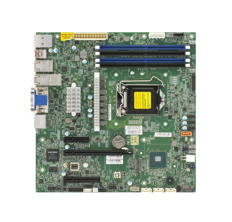 MBD-X12SCZ-F - Supermicro MicroATX Intel Xeon W-1200/W480e/Core i9/i7/i5/i3 DDR4 LGA-1200 Motherboard