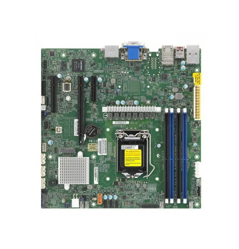 MBD-X12SCZ-QF - Supermicro MicroATX Intel Q470/Core i9/i7/i5/i3/Pentium/Celeron DDR4 LGA-1200 Motherboard