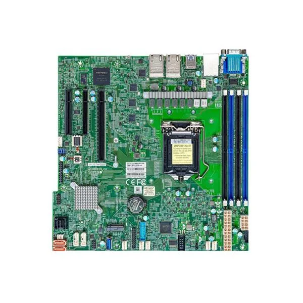 MBD-X12STH-F - Supermicro MicroATX Intel C256/Xeon E-2300/Pentium DDR4 LGA-1200 Motherboard