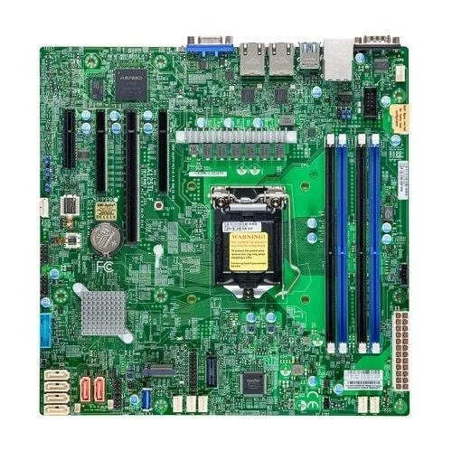MBD-X12STL-F - Supermicro MicroATX Intel C252/Xeon E-2300/Pentium DDR4 LGA-1200 Motherboard