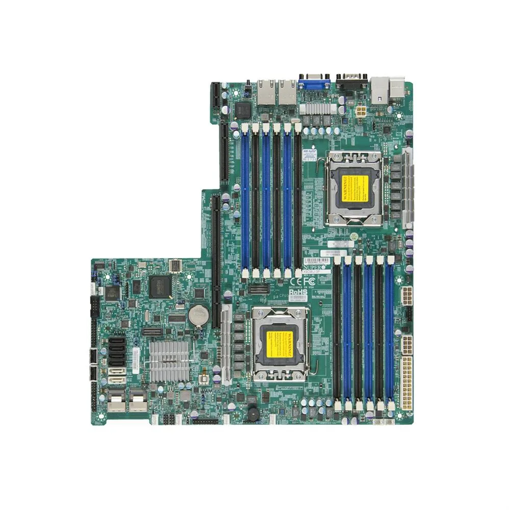 MBD-X9DBU-IF-O - Supermicro Intel C602 Chipset DDR3 12-Slot RAM LGA-1356 Socket Motherboard for Server
