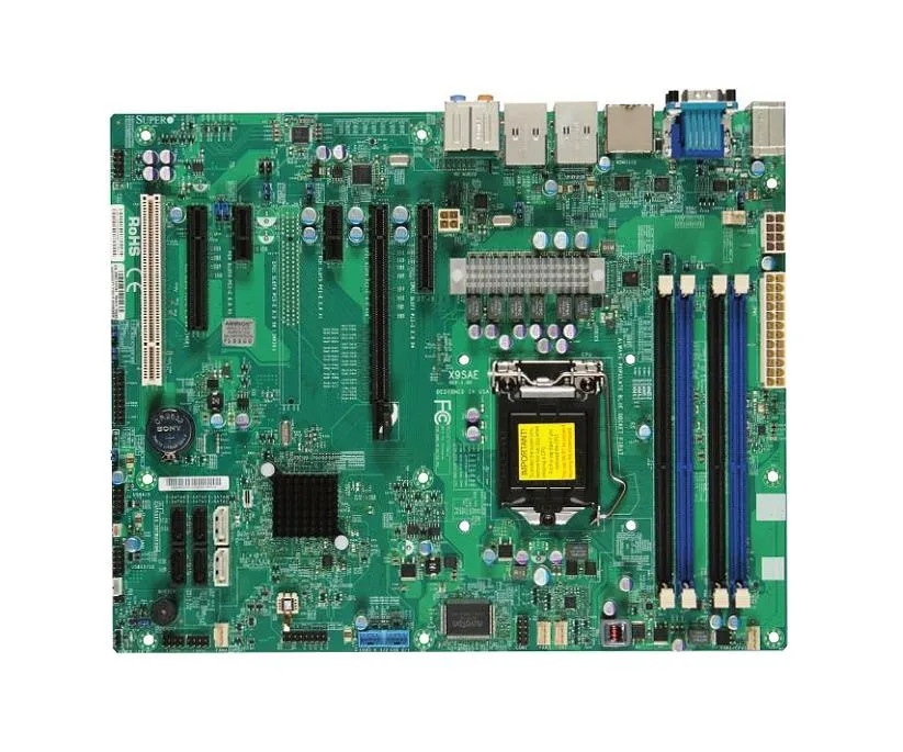 MBD-X9SAE-V-B - Supermicro LGA1155/ Intel C216 Express PCH/ DDR3/ SATA3/USB3.0/ A/2GbE/ ATX Server Motherboard