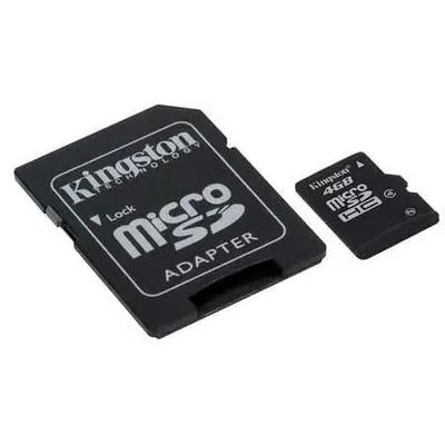 Kingston MBLY4G2/8GB 8GB Class 4 microSDHC Flash Memory Card