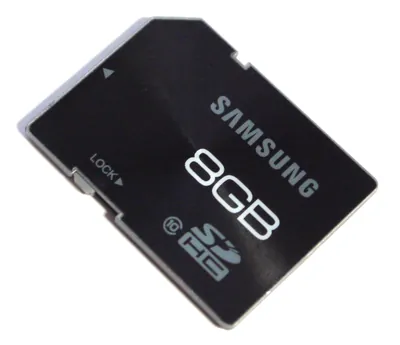 MBSP8GVCGA1A-VD - Samsung 8GB 9-Pin Class 4 SDHC Flash Memory Card