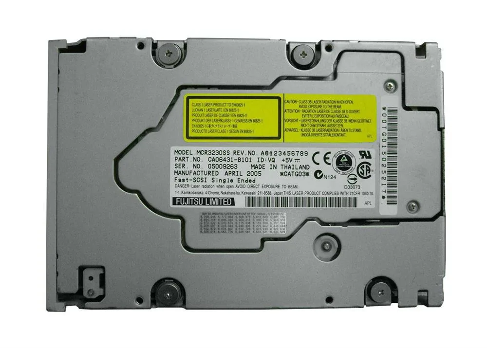 MCR3230SS - Fujitsu 2.3GB SCSI Internal Magneto-Optical Disk Drive