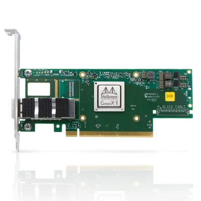 Mellanox MCX653105A-ECAT ConnectX-6 VPI 1 x Port 200Gb/s QSFP56 PCI Express 4.0 x16 Network Adapter Card
