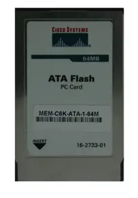 MEM-C6K-ATA-1-64M - Cisco 64MB PCMCIA ATA Flash Memory for Catalyst 6000 / 6500 Supervisor Engine II Series