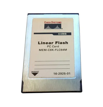 MEM-C6K-FLC64M-APP - Cisco 64MB PCMCIA Flash Memory Card for Cat6500 SUP1/SUP1a