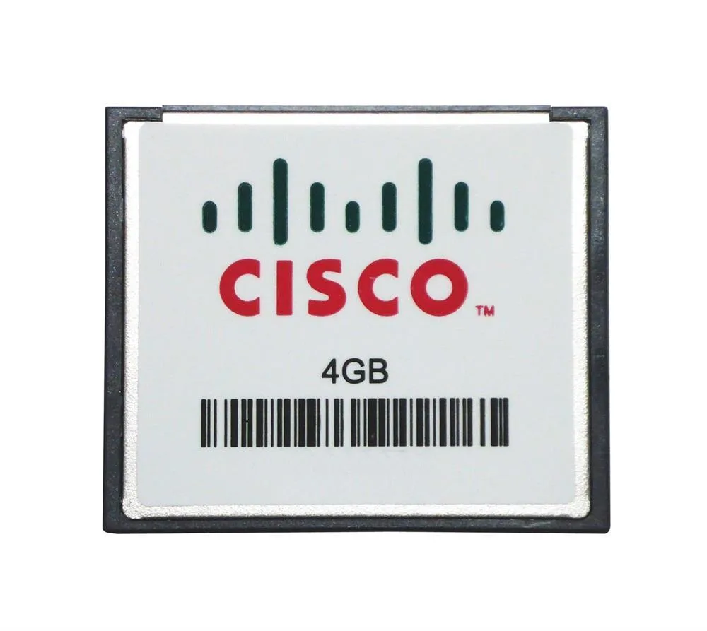 MEM-CF-4GBCF - Cisco 4GB CompactFlash (CF) Memory Card for 1800/2800/3800