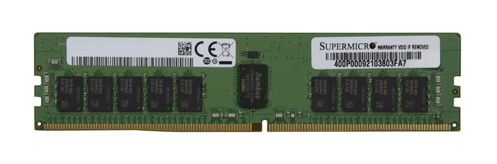 MEM-DR416L-CV03-EU32 - Supermicro 16GB DDR4-3200MHz PC4-25600 ECC Unbuffered CL22 288-Pin VLP UDIMM 1.2V Single Rank Memory Module