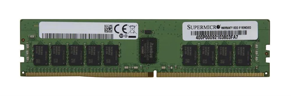 MEM-DR416LD-EU32 - Supermicro 16GB DDR4-3200MHz PC4-25600 ECC Unbuffered CL22 288-Pin UDIMM 1.2V Dual Rank Memory Module