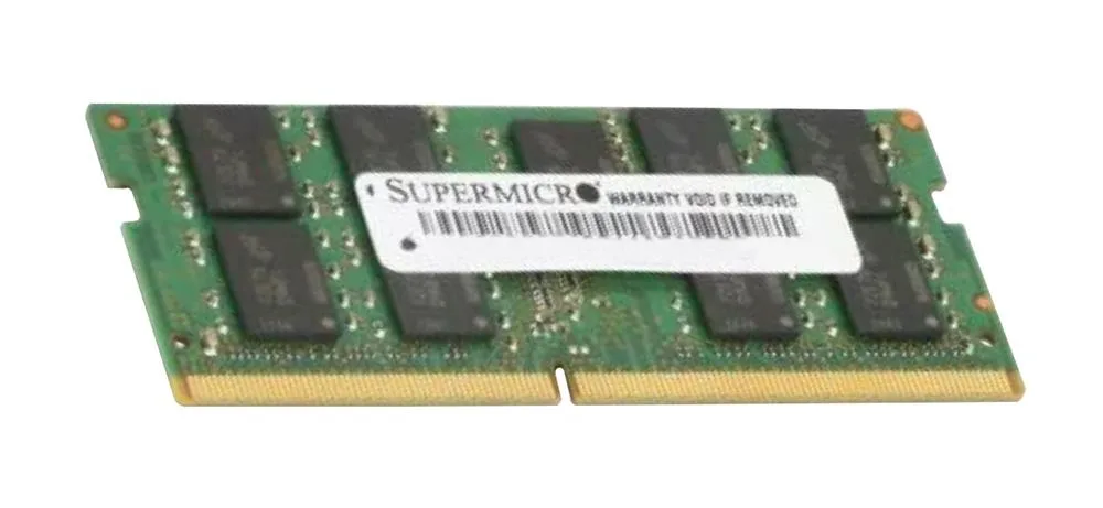MEM-DR416LD-SO26 - Supermicro 16GB DDR4-2666MHz PC4-21300 Non-ECC Unbuffered CL19 260-Pin SODIMM 1.2V Dual Rank Memory Module