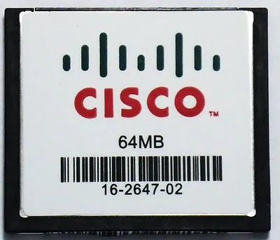 MEM2800-64CF-INC-ORI - Cisco 64MB Compact Flash (CF) Memory Card 2800 Series