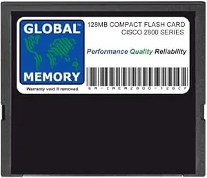 MEM2800-64U128CF - Cisco 128MB CompactFlash (CF) Memory Card for Cisco 2800 Series