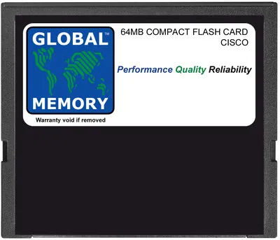 MEM3745-32U64CF-APP - Cisco 64MB CompactFlash (CF) Memory Card for 3700 Router Series