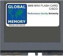 MEM81X-8U12F - Cisco 8MB mini-Flash Memory Card for 81x Series