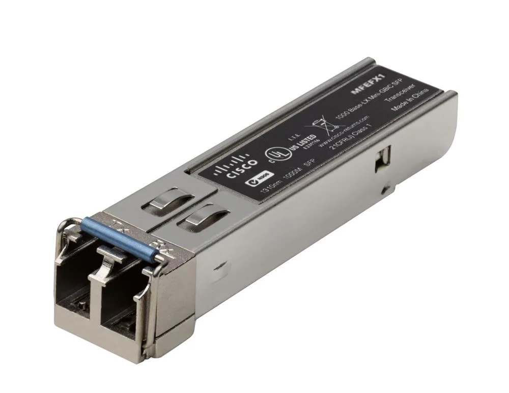 MFEFX1-C - Cisco 100Mbps 100Base-FX Multi-mode Fiber 2km 1310nm Duplex LC Connector SFP (mini-GBIC) Transceiver Module