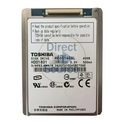 MK6412MAT - Toshiba 6.4GB 4200RPM IDE / ATA-33 512KB Cache 2.5-inch Hard Drive