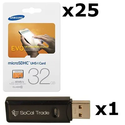 MMBTR32GUBCA-2ABTN - Samsung 32GB Trans Flash Class 10 microSDHC Flash Memory Card