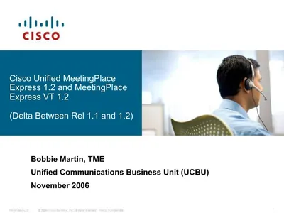 Cisco MPE-VT-1 Unified MeetingPlace Express VT v.1.2 License 20 Voice Concurrent User, 6 Web Concurrent User, 6 Video Concurrent User