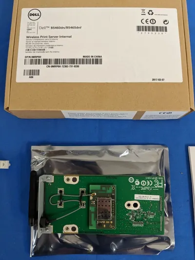 MRP0H - Dell Printer B5460DN Wireless Plug-in card Print server