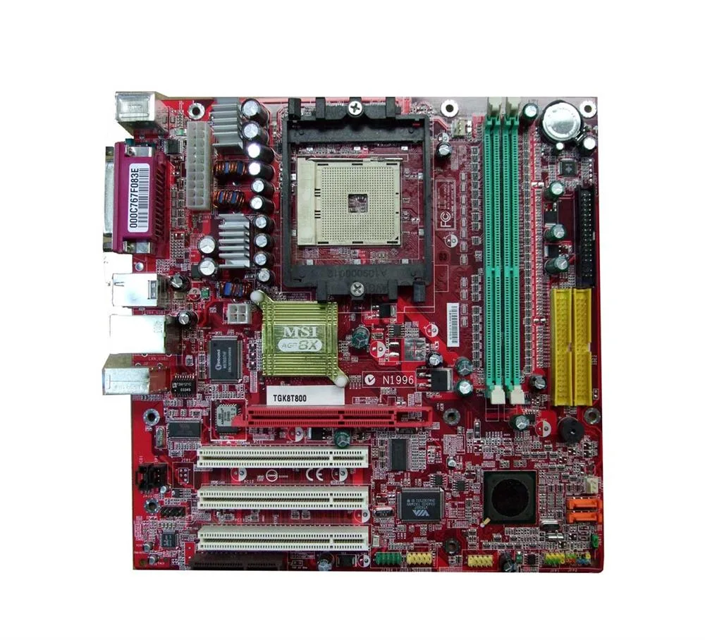 MS-6741 - MSI K8MM-ILSR Socket 754 VIA K8M800 + VT8237 Chipset Support DDR 2x DIMM 2x SATA 1.50Gb/s Micro-ATX Motherboard