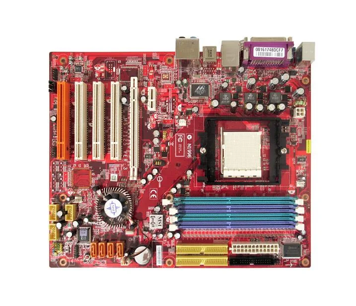MS-7125-060 - MSI K8N Neo4-FX Socket 939 Nvidia nForce4 Chipset Support DDR 4x DIMM 4x SATA 1.5Gb/s ATX Motherboard