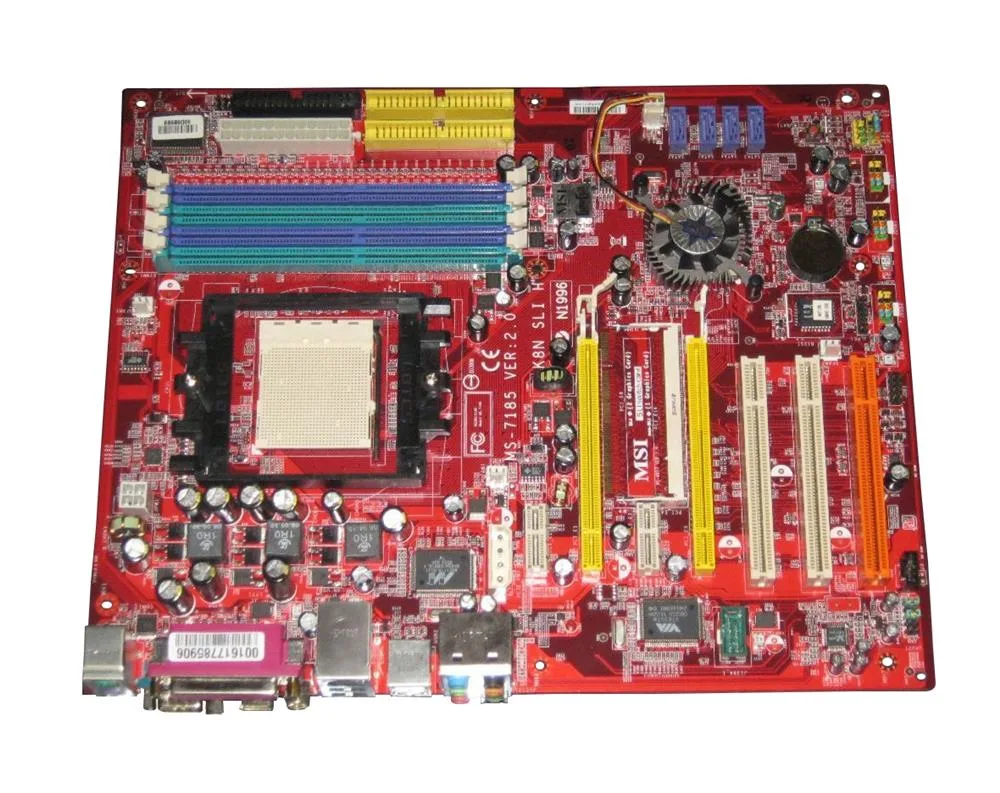 MS-7185 - MSI Socket 939 Nvidia nForce4 SLI Chipset Support DDR 4x DIMM 4x SATA 3.0Gb/s ATX Motherboard