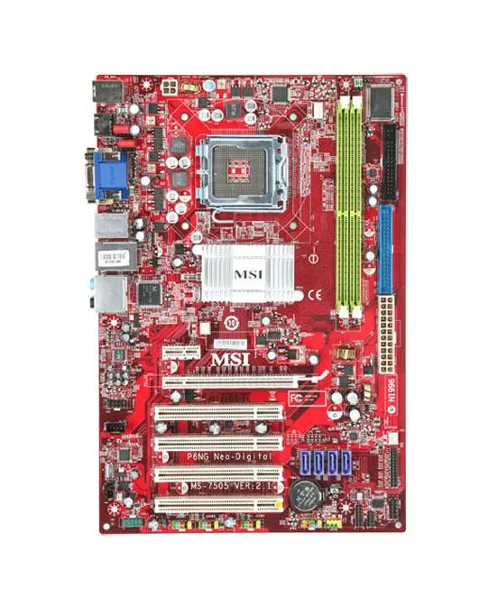 MS-7505 - MSI Socket LGA 775 Nvidia GeForce 7100 + nForce 630i Chipset Pentium 4 Extreme Edition/ Pentium Extreme Edition/ Pentium 4/ Pentium D/ DDR2 2x DIMM 4x SATA 3.0Gb/s ATX Motherboard