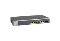 MS510TXPP - NetGear 8-Port Multi-Gigabit PoE+ with 2x 10-Gigabit Uplink Ports (1 Copper/1 SFP+) Smart Ethernet Switch