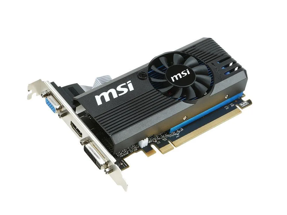 MSI-730G25 - MSI Nvidia GeForce GT 730 2GB GDDR5 VGA/DVI/HDMI PCI Express Low Profile Video Graphics Card